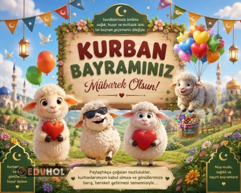 Kurban Bayramı Dijital Pano