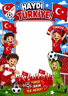 Milli Takım Anı Çerçevesi 89x63 cm