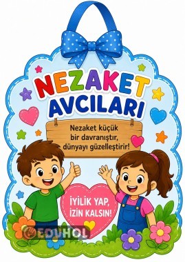 NEZAKET AVCILARI KAPI SÜSÜ