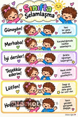 SINIFTA SELAMLAŞMANIN EN TATLI HÂLİ! 💕