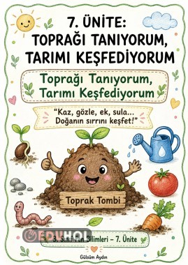 Toprağı Tanıyorum, Tarımı Keşfediyorum 🌱🚜 | 3. Sınıf Fen Bilimleri Etkinlik Dosyası