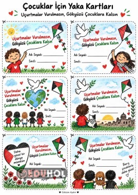 “Uçurtmalar Vurulmasın, Gökyüzü Çocuklara Kalsın” 🪁🕊️
