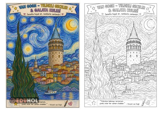 Van Gogh ile Galata’da Yıldızlı Bir Gece