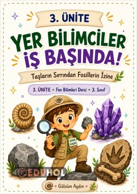 Yer Bilimciler İş Başında | Kayaç, Mineral, Maden ve Fosiller Etkinlik Dosyası