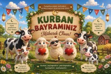 Kurban Bayramı Dijital Pano