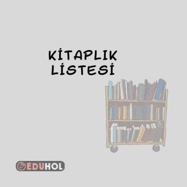 KİTAPLIK LİSTESİ