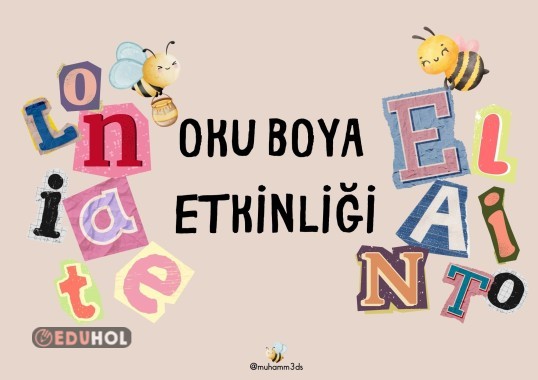 OKU BOYA ETKİNLİĞİ O SESİ