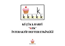 KÜÇÜK K SESİ KEK İNTERAKTİF DEFTER