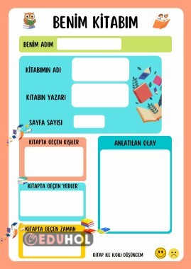 kitap okuma takip defteri