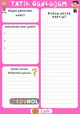 tatil günlüğü