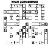 Toplama- Çıkarma Bulmacası