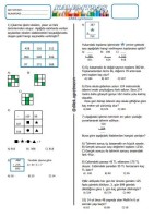 Toplama Çıkarma İşlemleri