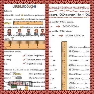 UZUNLUK ÖLÇME KONU ANLATIMI (MİLİMETRE)
