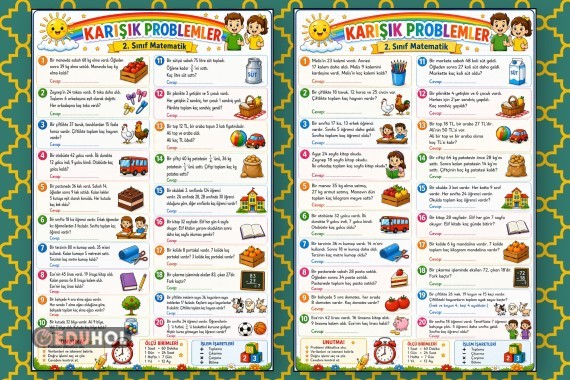 2.Sınıf Karışık Problemler
