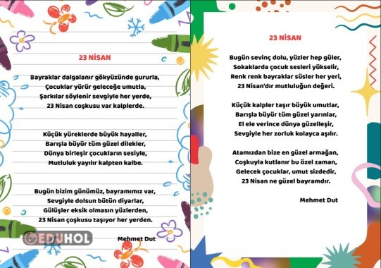 23 Nisan Şiirleri (10 Şiir)