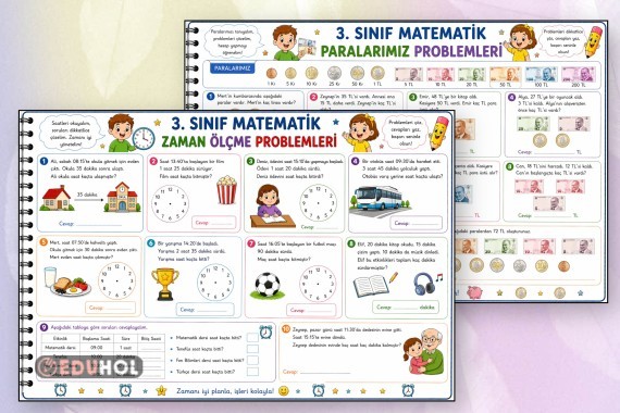 3.Sınıf Paralarımız ve Zaman Ölçme Problemleri