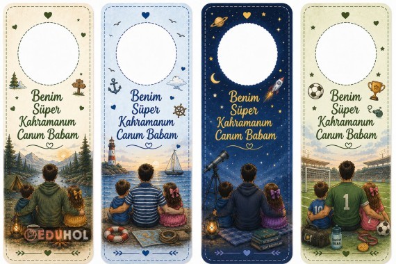 Babalar Günü Kitap Ayraçları 5
