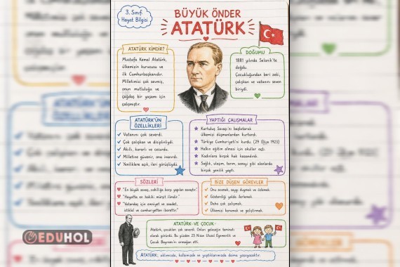 Büyük Önder Atatürk Defter Notu