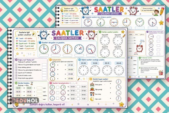 Saatler Çalışma Sayfaları 2