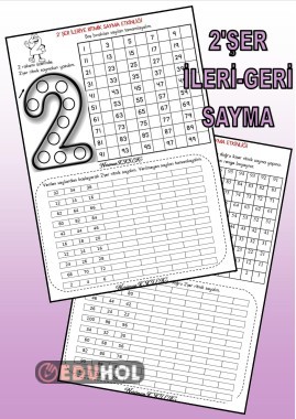 2'ŞER, İLERİ VE GERİ  RİTMİK SAYMA