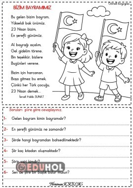 23 NİSAN-Şiir Okuma-Anlama-2