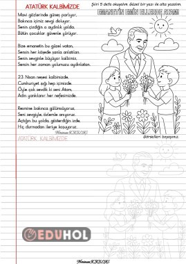 ATATÜRK SEVGİSİ-Şiir Okuma-Yazma-1