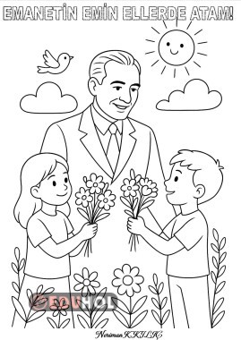 CUMHURİYET-Boyama Sayfası
