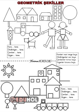 GEOMETRİK ŞEKİLLER ETKİNLİĞİ-1