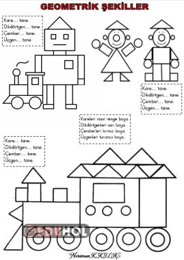 GEOMETRİK ŞEKİLLER ETKİNLİĞİ-2