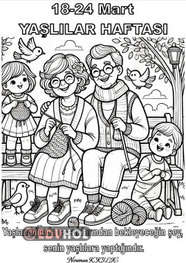YAŞLILAR HAFTASI Boyama