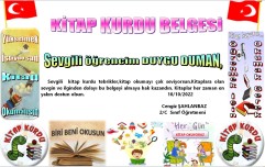KİTAP KURDU BELGESİ