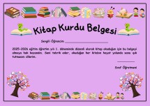 KİTAP KURDU BELGESİ