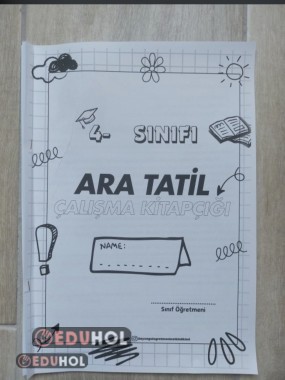 4.Sınıf Kasım Ara Tatil Çalışma Kitabı