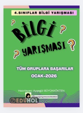 4.Sınıflar Bilgi Yarışması