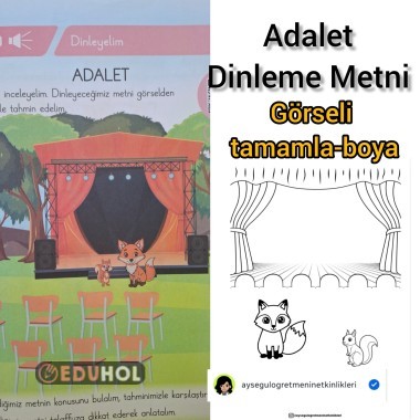 Adalet Dinleme Metni Etkinlik