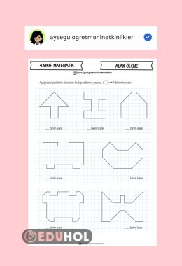 Alan Ölçme Etkinlik