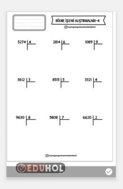 Bölme Alıştırmaları-4