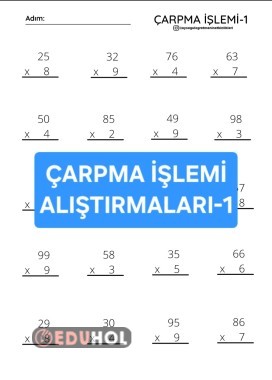 Çarpma Alıştırmaları -1