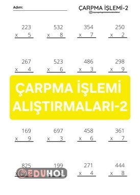 Çarpma Alıştırmaları-2