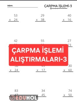 Çarpma Alıştırmaları-3
