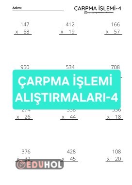 Çarpma Alıştırmaları-4