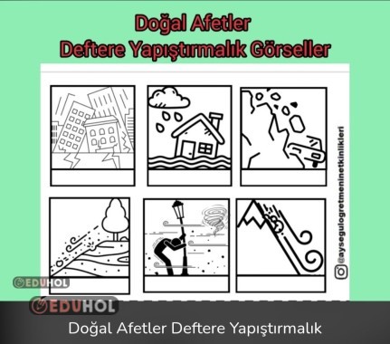 Doğal Afetler Kes Yapıştır