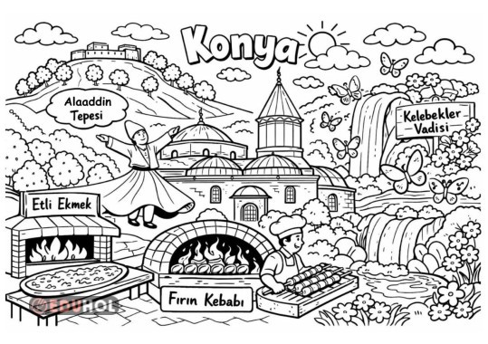 İlimiz Konya Boyama Çalışması