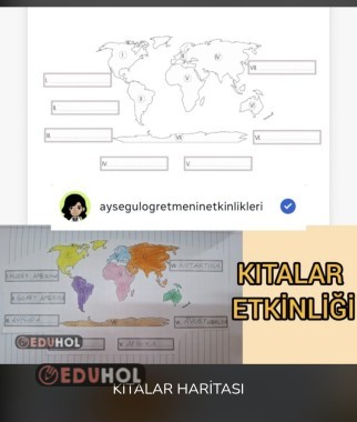 Kıtalar Haritası