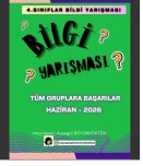 4.Sınıf Bilgi Yarışması