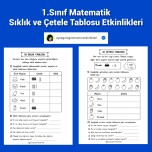 Sıklık ve Çetele Tablosu Etkinlikleri
