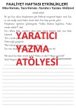 Yaratıcı Yazma Atölyesi Etkinlik