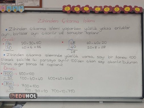Zihinden çikarma işlemi ders notu