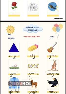 G SESİ GÖRSEL DİKTE ÇALIŞMASI