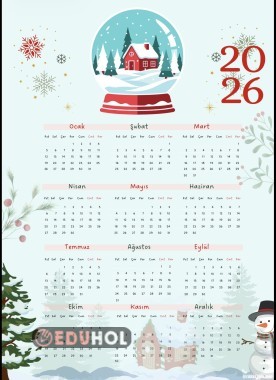 Kar Küreli 2026 Yıllık Takvimi